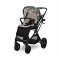 Baby Stroller GLORY 2in1 with seat unit Tropical FLOWERS+ADAPTERS